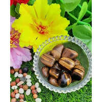 Tiger Eye Tumbled Stone - Color: Brown