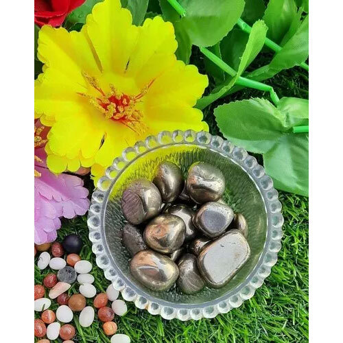 Pyrite Tumbled Stone