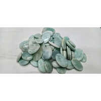 Amazonite Stone Oval - Color: Green