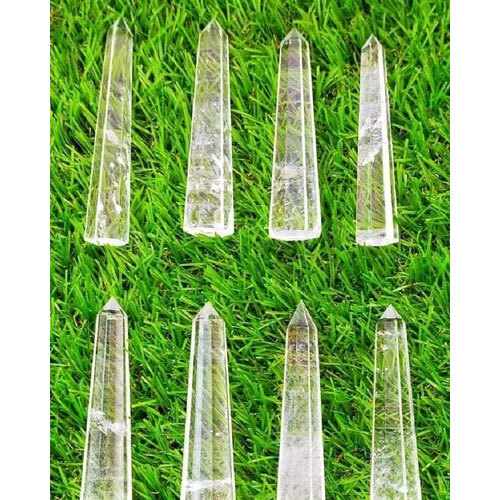 Transparent Crystal Healing Wand