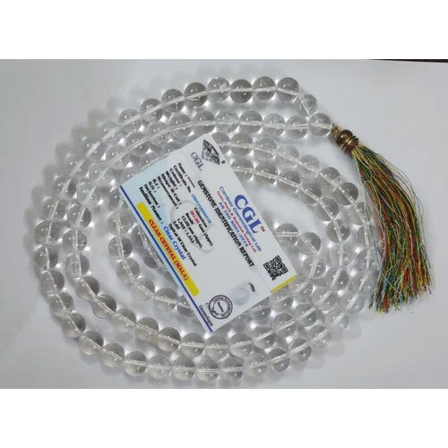 10 Mm Clear Quartz Mala