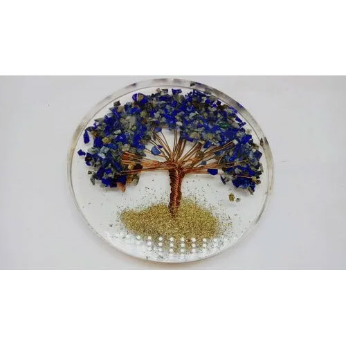 Lapis Lazuli Orgone Tree Coaster