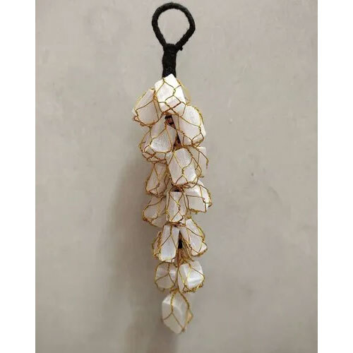 Selenite Crystal Chunks Wall Hanging