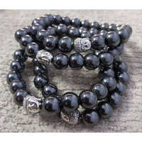 Black Agate Bracelet - Gender: Unisex