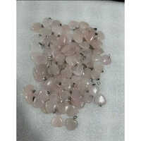 Rose Quartz Heart Shape Pendent - Grade: A