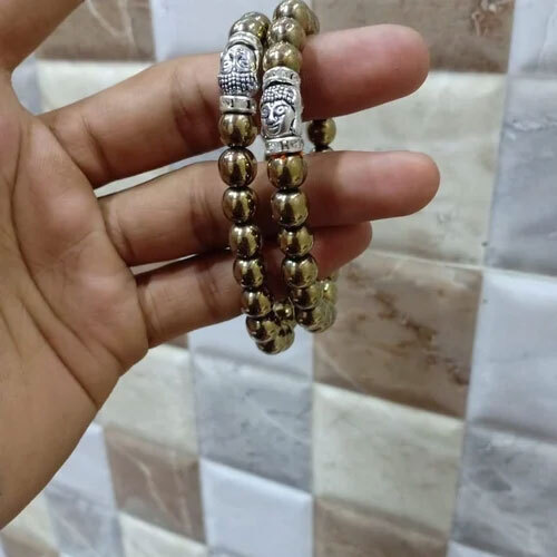 Pyrite with Buddha bracelet