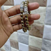 Pyrite With Buddha Bracelet - Color: Golden