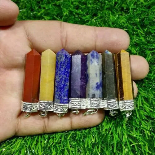 Crystal Mix Pencil Pendent