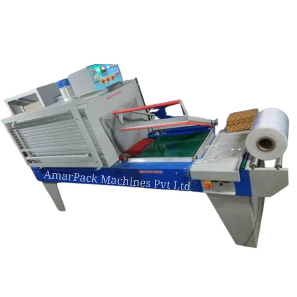 SEMI AUTOMATIC L-SEALER WITH SHRINK WRAPPING MACHINE