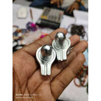Natural Parad Shivling - Color: Silver