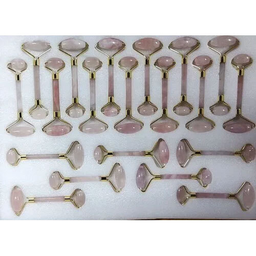 Rose Quartz Face Massage Roller
