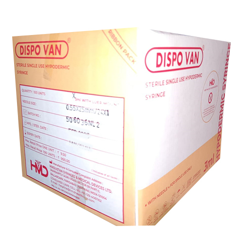 3ml Sterile Single Hypodermic Syringe