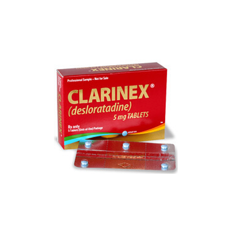 Clarinex Desloratadine 5Mg Tablets - Drug Type: Generic Drugs