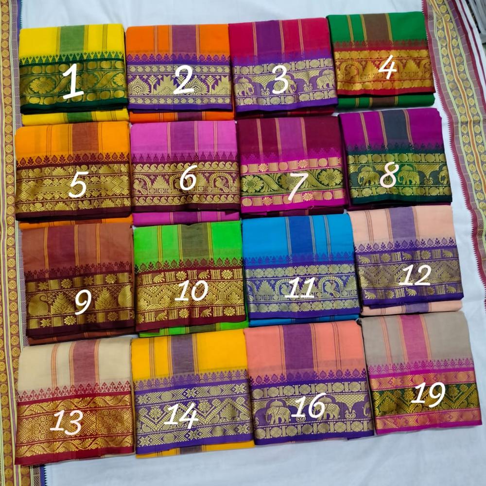 Cotton 6" Color Jakkad - Color: Orange