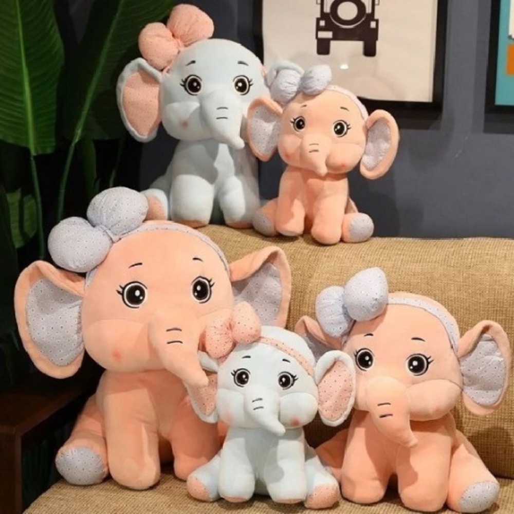 Elephant Soft Toy - Color: Multicolor
