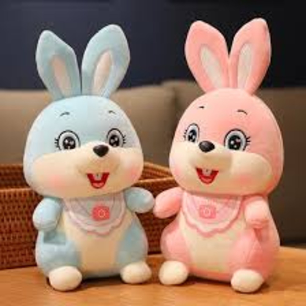 Rabbit Soft Toy - Color: Multicolor