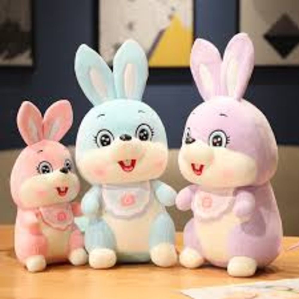 Rabbit Soft Toy - Color: Multicolor