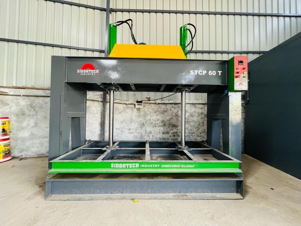 Laminate Pasting Through Cold Press Machine - Power Source: Hydraulic