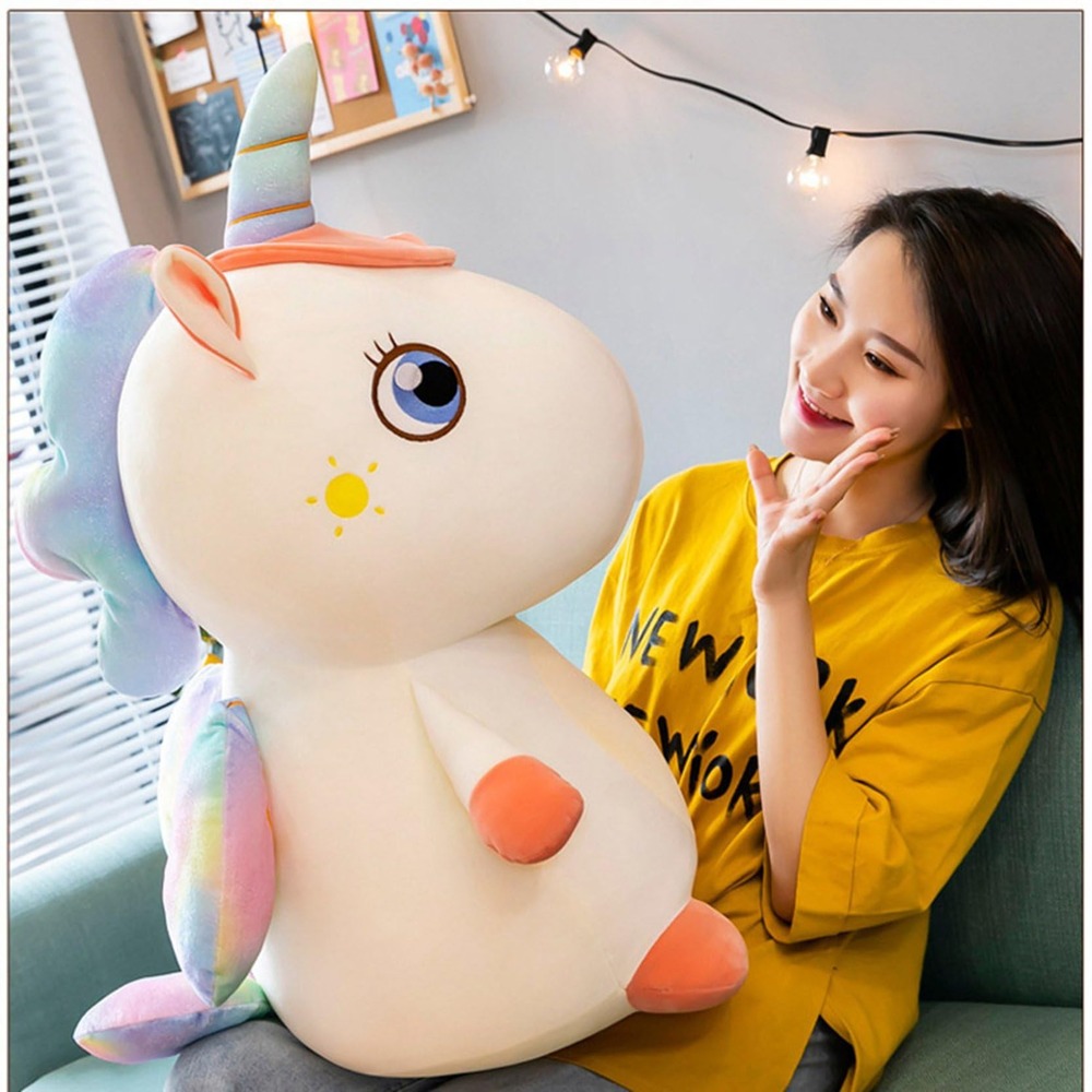 Unicorn Soft Toy - Color: Multicolor