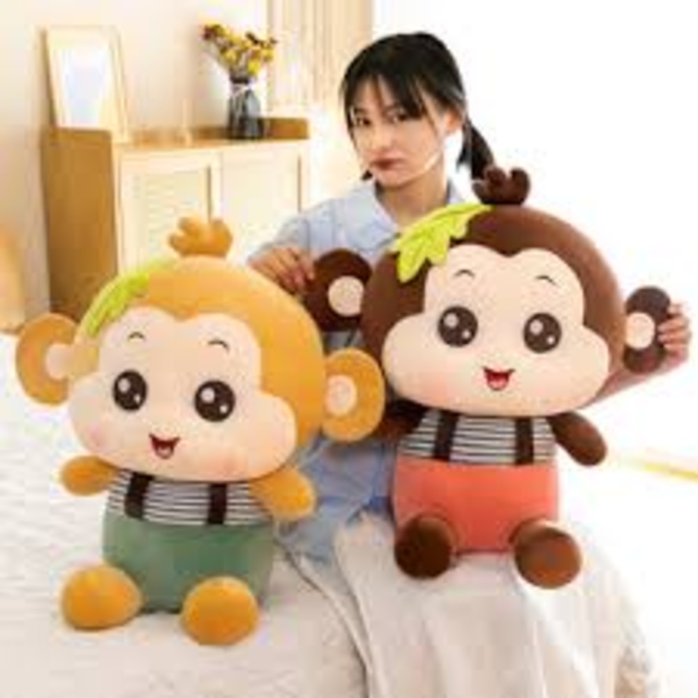 Monkey Soft Toys - Color: Multicolor