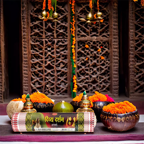 250Gm Divya Darshan Incense Sticks - Material: Charcoal