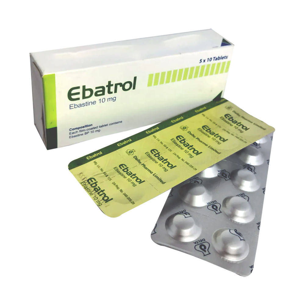 Ebastine 10mg Ebatrol
