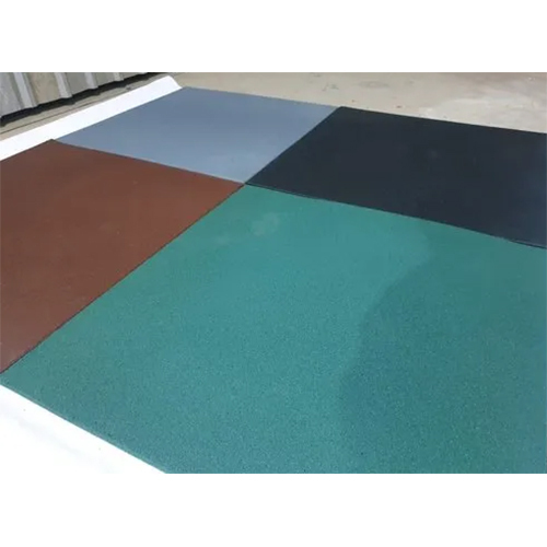 Rhino Plain Gym Flooring Rubber Tile - Color: Different Available