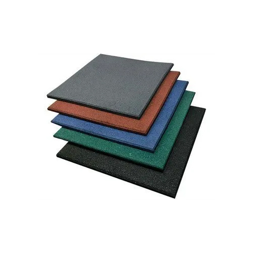 Gym Flooring Rubber Tiles - Color: Different Available