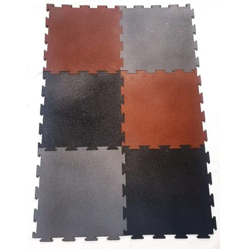 Interlocking Rubber Gym Tiles - Color: Different Available