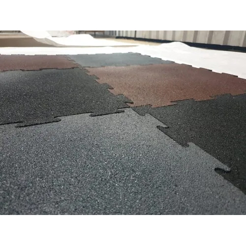 Interlocking Rubber Gym Tiles - Color: Different Available