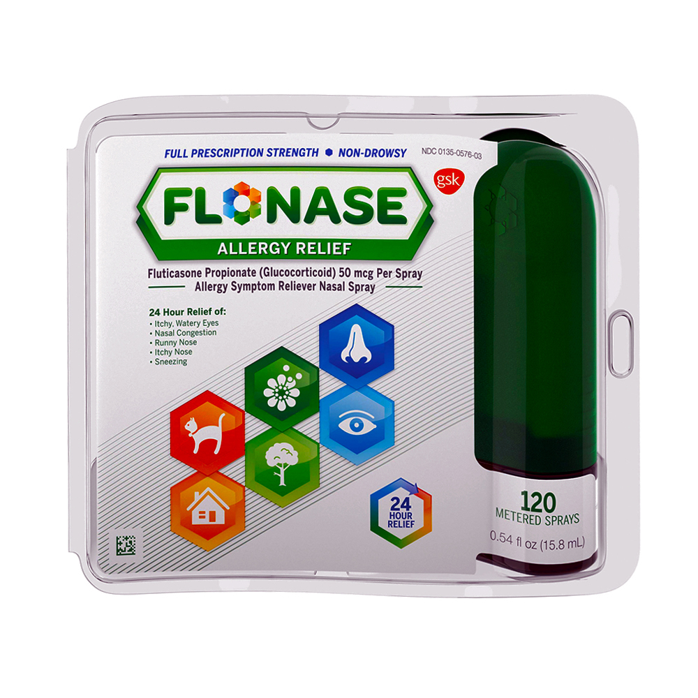 Flonase Allergy Relief 50 Mcg - Dosage Form: Nasal Spray