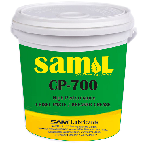 Samol Cp-700 उच्च प्रदर्शन चिसेल पेस्ट - ब्रेकर ग्रीस - सैम लुब्रिकेंट्स