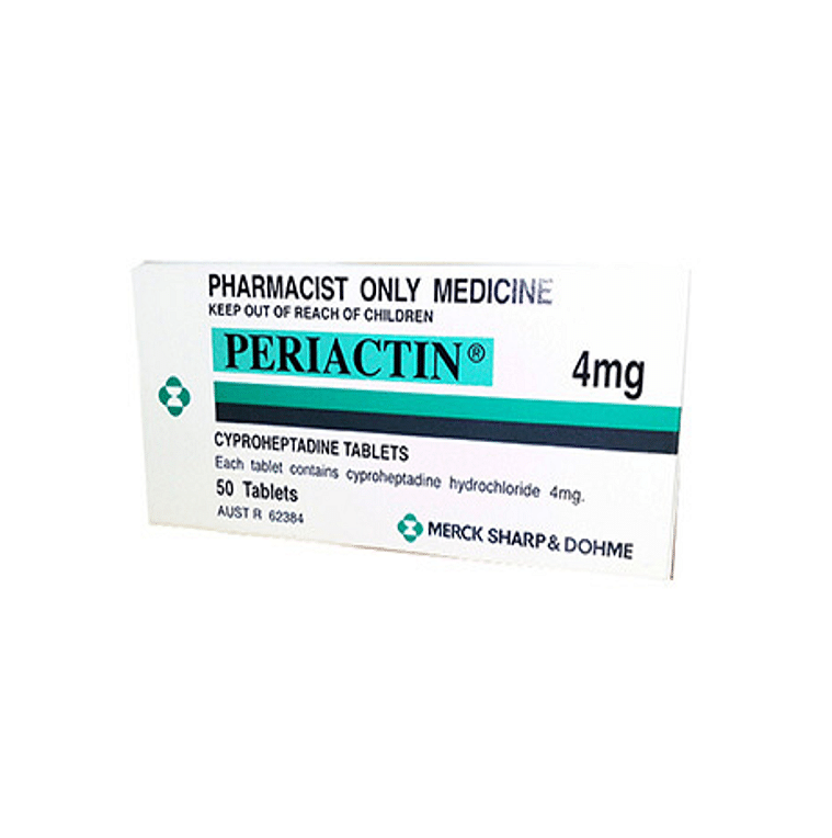 Periactin Cyproheptadine Tablets 4mg