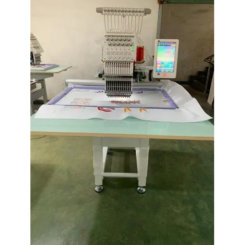 Industrial Single Head Embroidery Machine By Divyanshi Textile Machinery Pvt.ltd