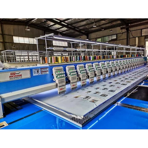 Industrial Dptex Computerized Embroidery Machine