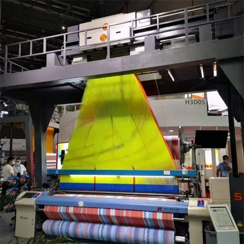 Industrial Electronic Jacquard Weaving Machine - Color: Grey Paint Coated