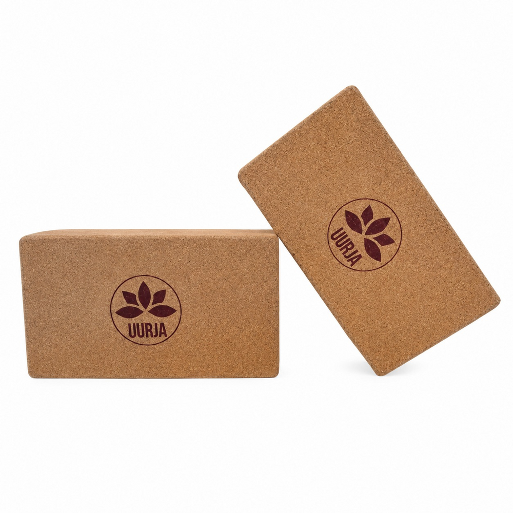 Cork Yoga Block - Color: Brown