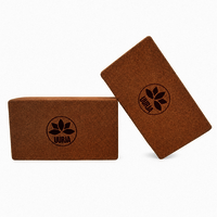 Cork Yoga Block - Color: Brown