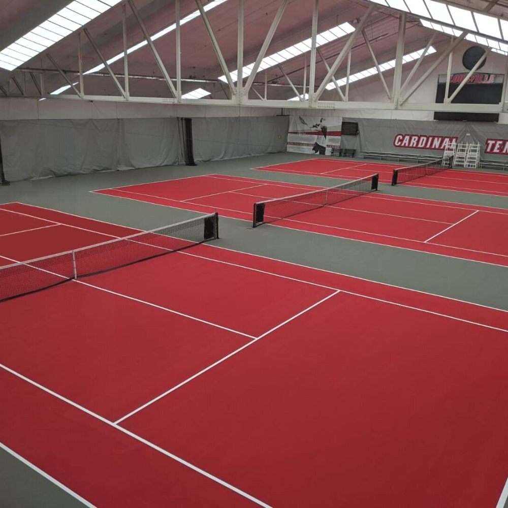 Badminton Court Flooring 4.5mm - Red