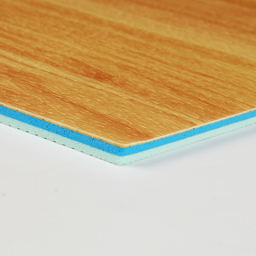 Badminton Court Flooring 4.5mm - Maple - Color: Blue