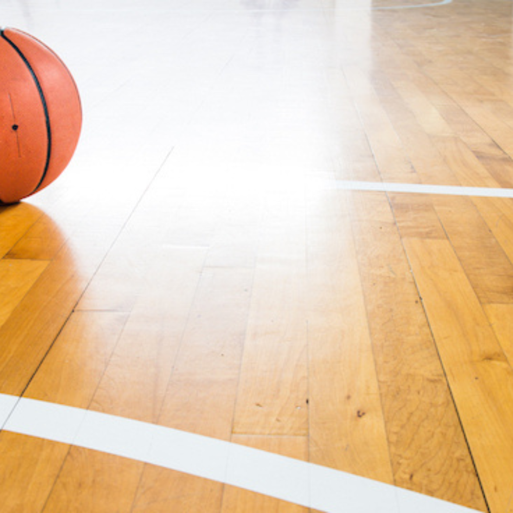 Badminton Court Flooring 4.5mm - Maple - Color: Blue