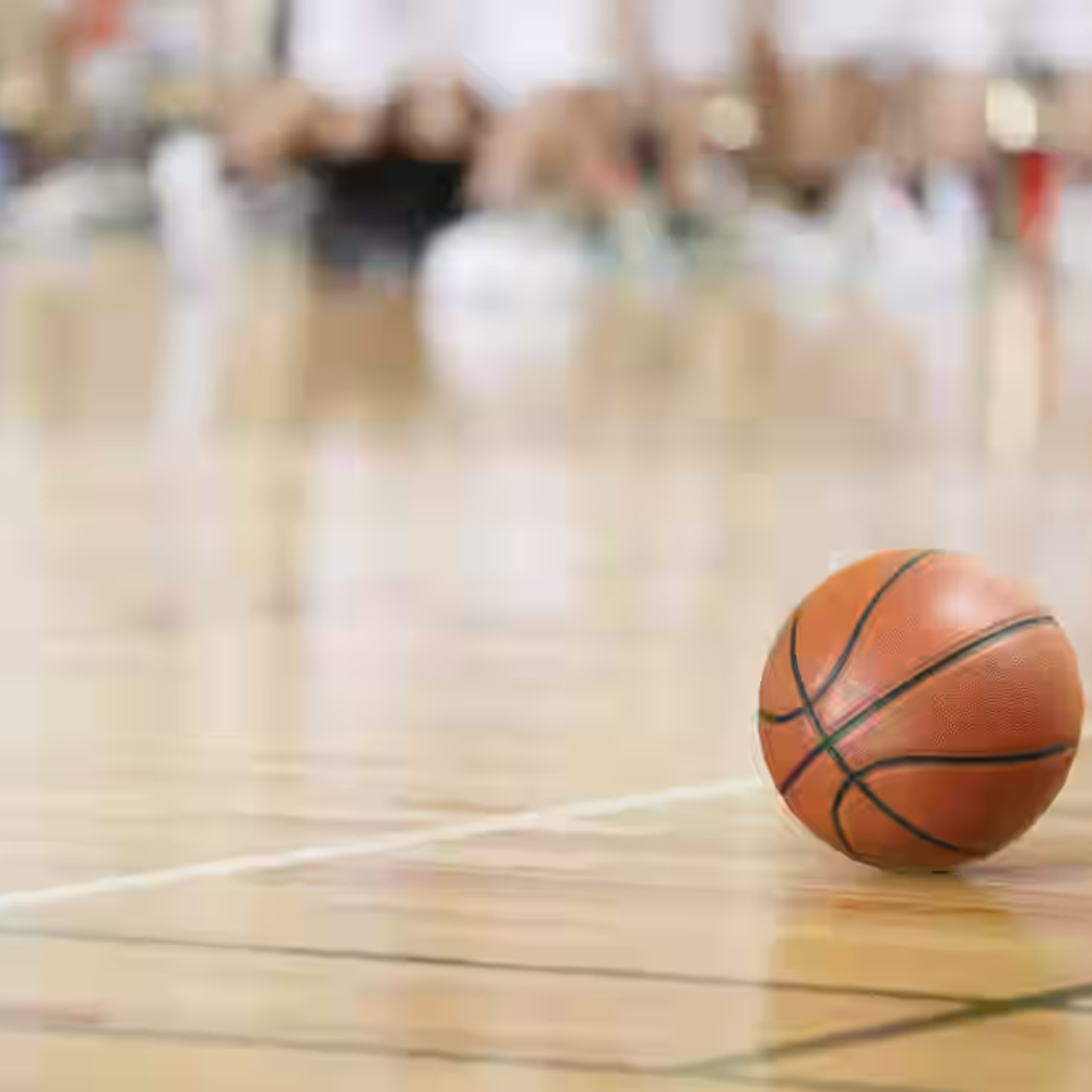 Badminton Court Flooring 4.5mm - Maple - Color: Blue