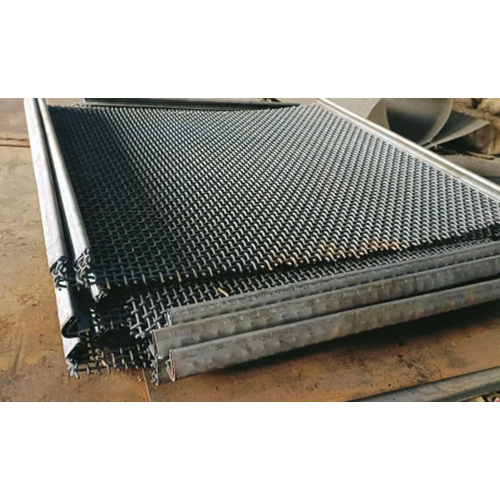 Stone Crusher Screen Wire Mesh - Color: Silver