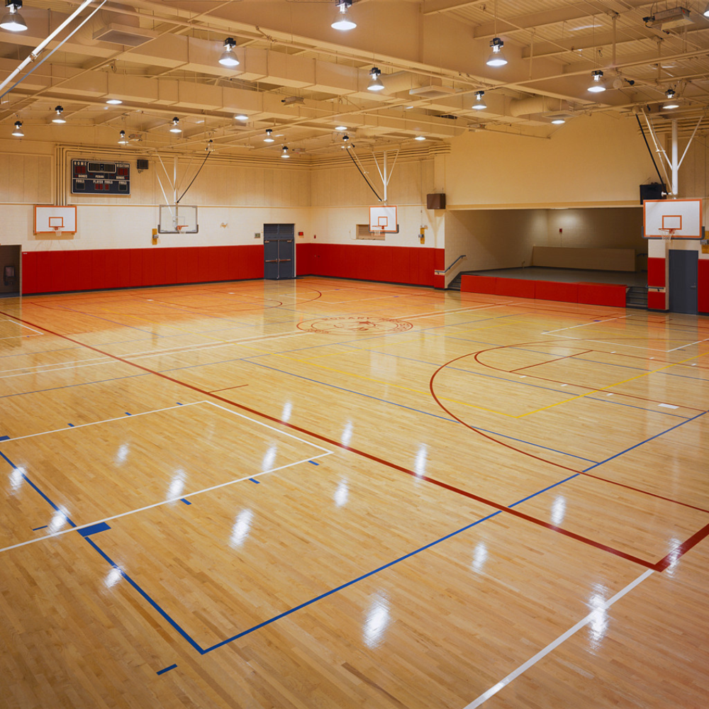 Badminton Court Flooring 4.5mm - Oak