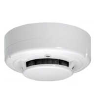 Honeywell Addressable Smoke Detector - Plastic, Round Shape, White Color | 50 Hertz Frequency, Class A Fire Rating, Easy Installation, 1-year Warranty