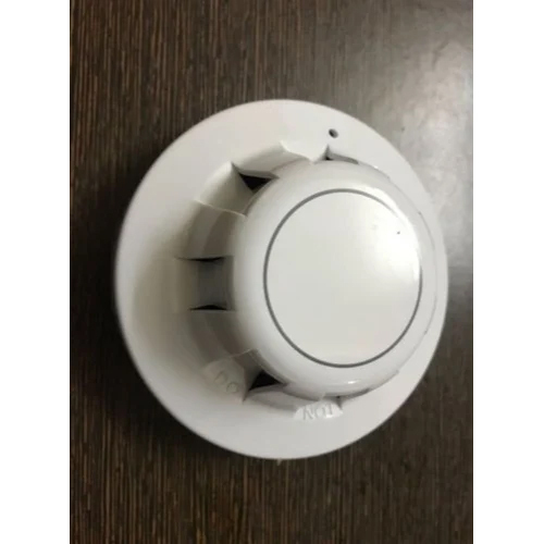 Fire Smoke Detector - Abs Material, Round Shape, White Color | Class A Fire Classification, 50 Hertz Frequency, 24 Volt Voltage, 1-year Warranty