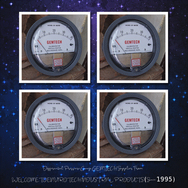Wholesaler India Gemtech Differential Pressure Gauge In Bardhaman West Bengal