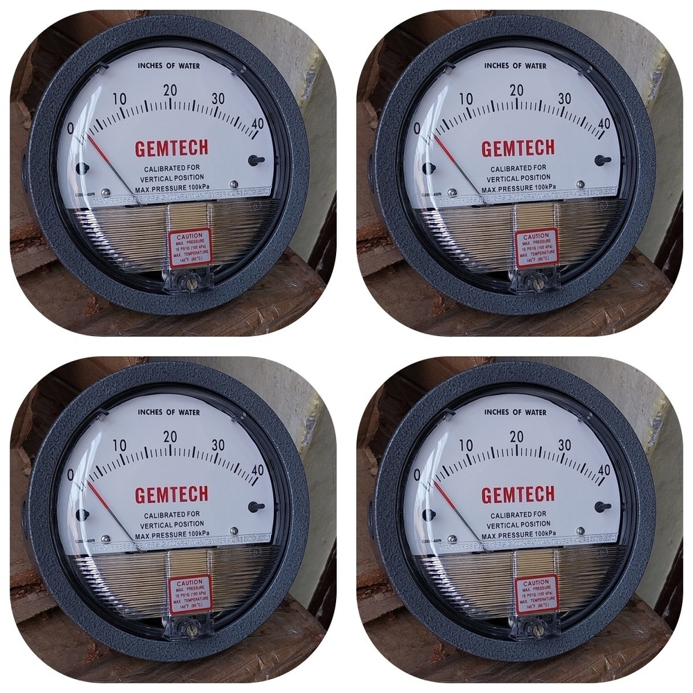 Wholesaler India Gemtech Differential Pressure Gauge In Bardhaman West Bengal