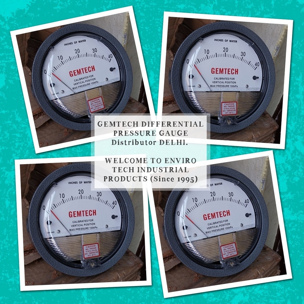 Wholesaler India Gemtech Differential Pressure Gauge In Bardhaman West Bengal