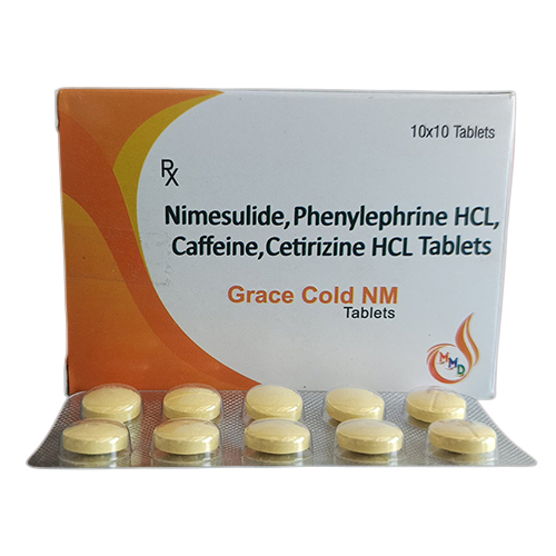Nimesulide Phenylephrine Hcl Caffeine Cetrizine Tablets - Drug Type: General Medicines